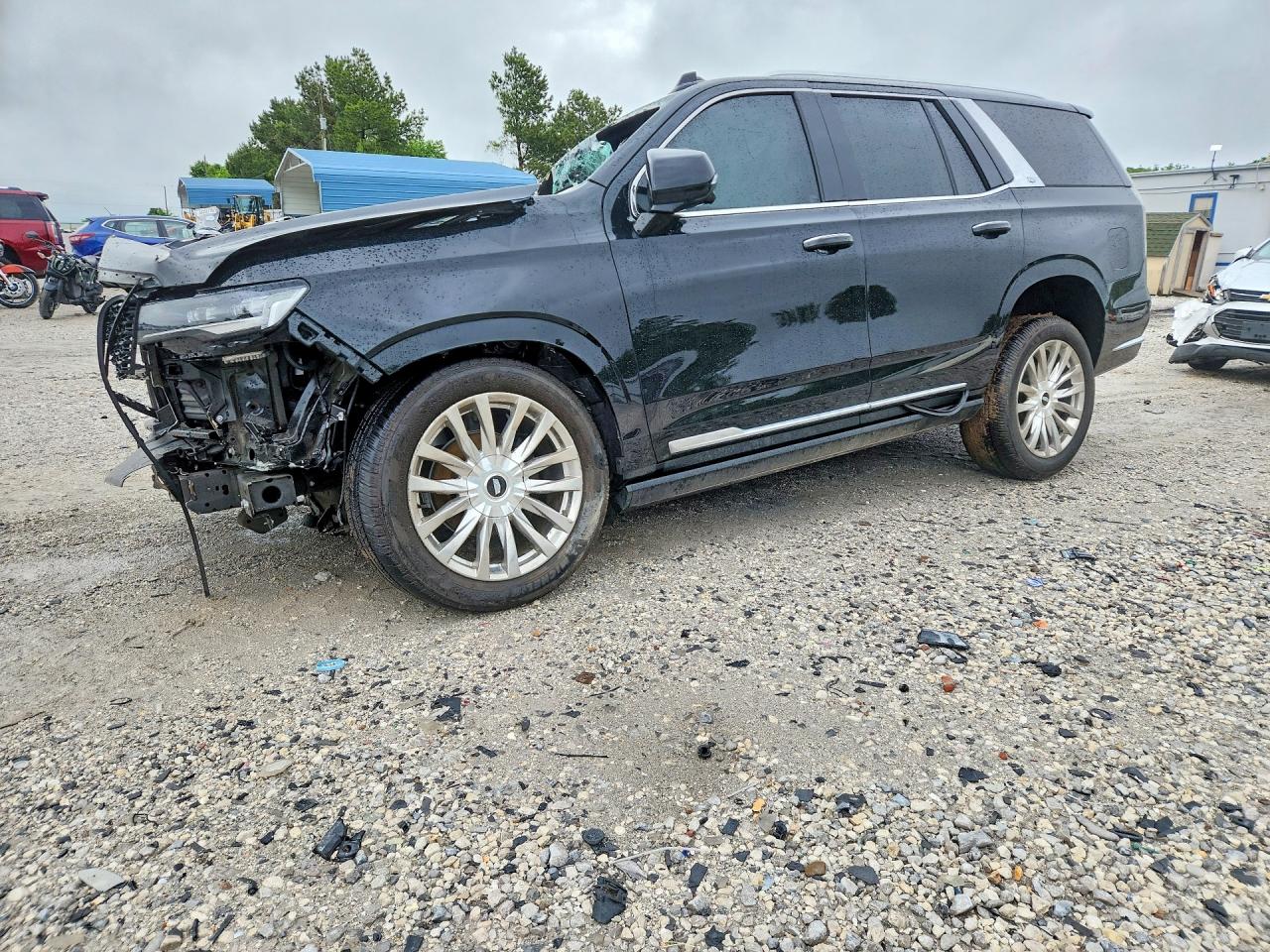 2021 Cadillac Escalade Premium Luxury, VIN 1GYS4CKL3MR258515 — Rollover