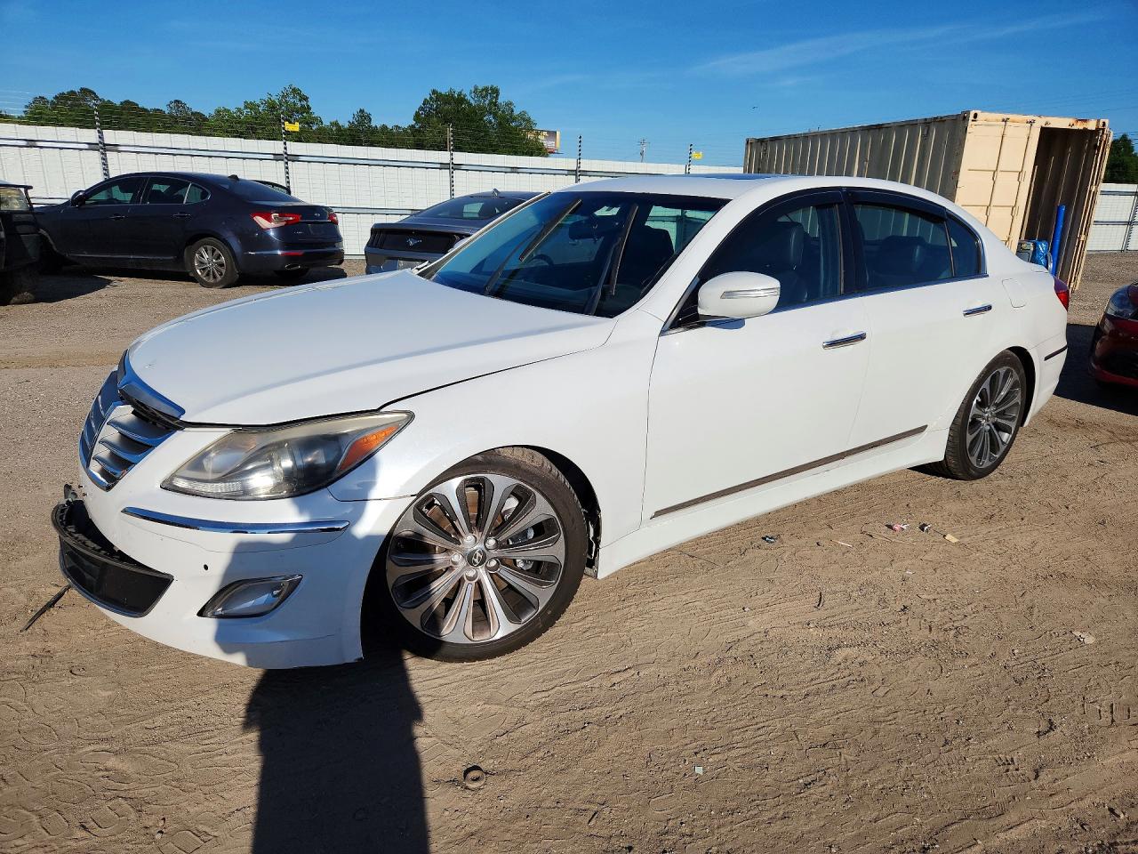 2013 Hyundai Genesis R-Spec, VIN KMHGC4DH5DU227904 — Undercarriage