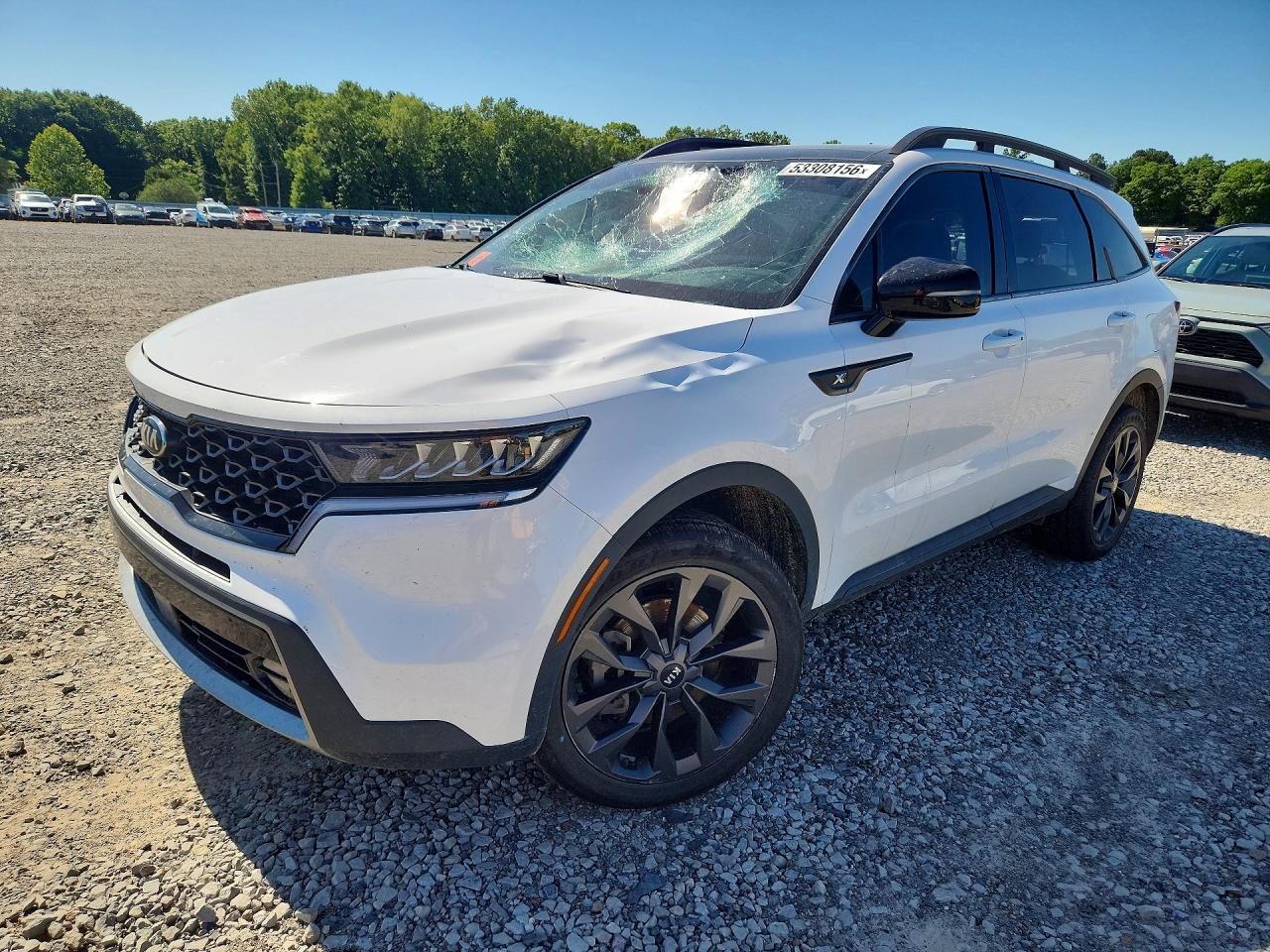 2021 Kia Sorento EX, VIN 5XYRHDLF3MG063360 — Hail