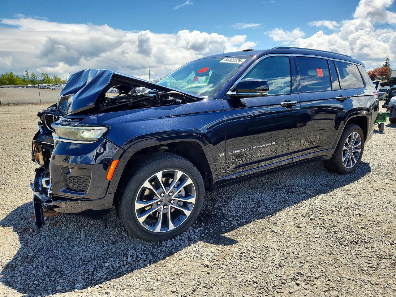 2023 Jeep Grand Cherokee Overland, VIN 1C4RJKDT9P8860852 — Front end