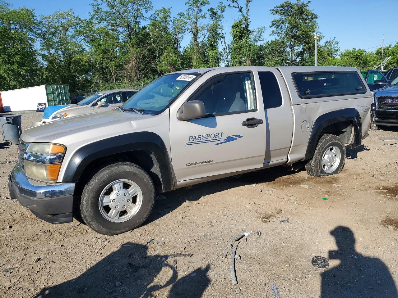 2004 GMC Canyon SL Z85, VIN 1GTCS196748141515 — Зад