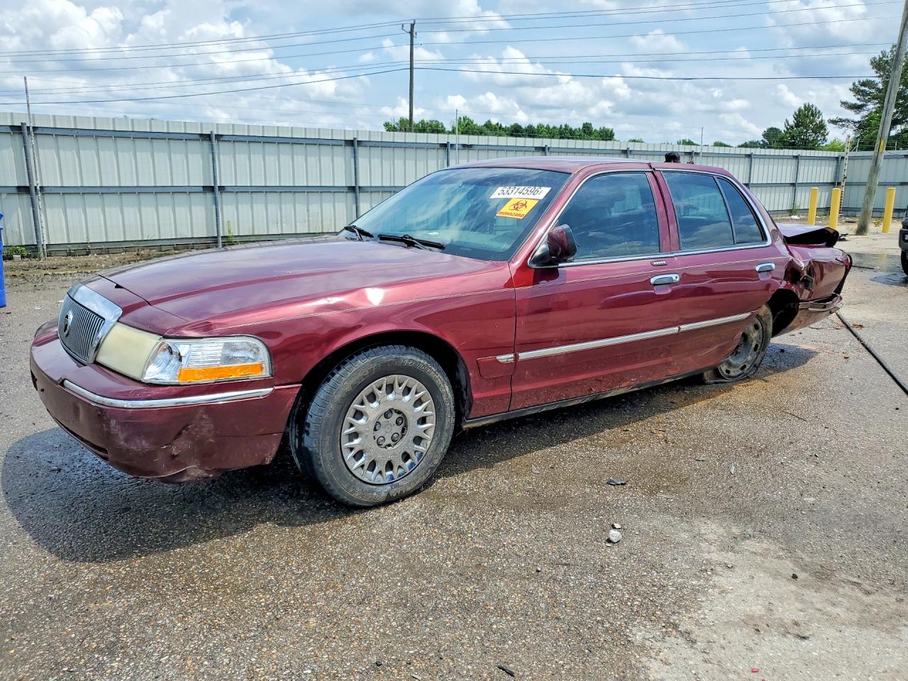 2004 Mercury Grand Marquis GS, VIN 2MEFM74W74X604379 — Rear end