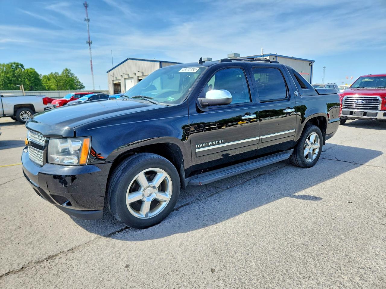 2013 Chevrolet Avalanche LTZ, VIN 3GNTKGE75DG299774 — Hail