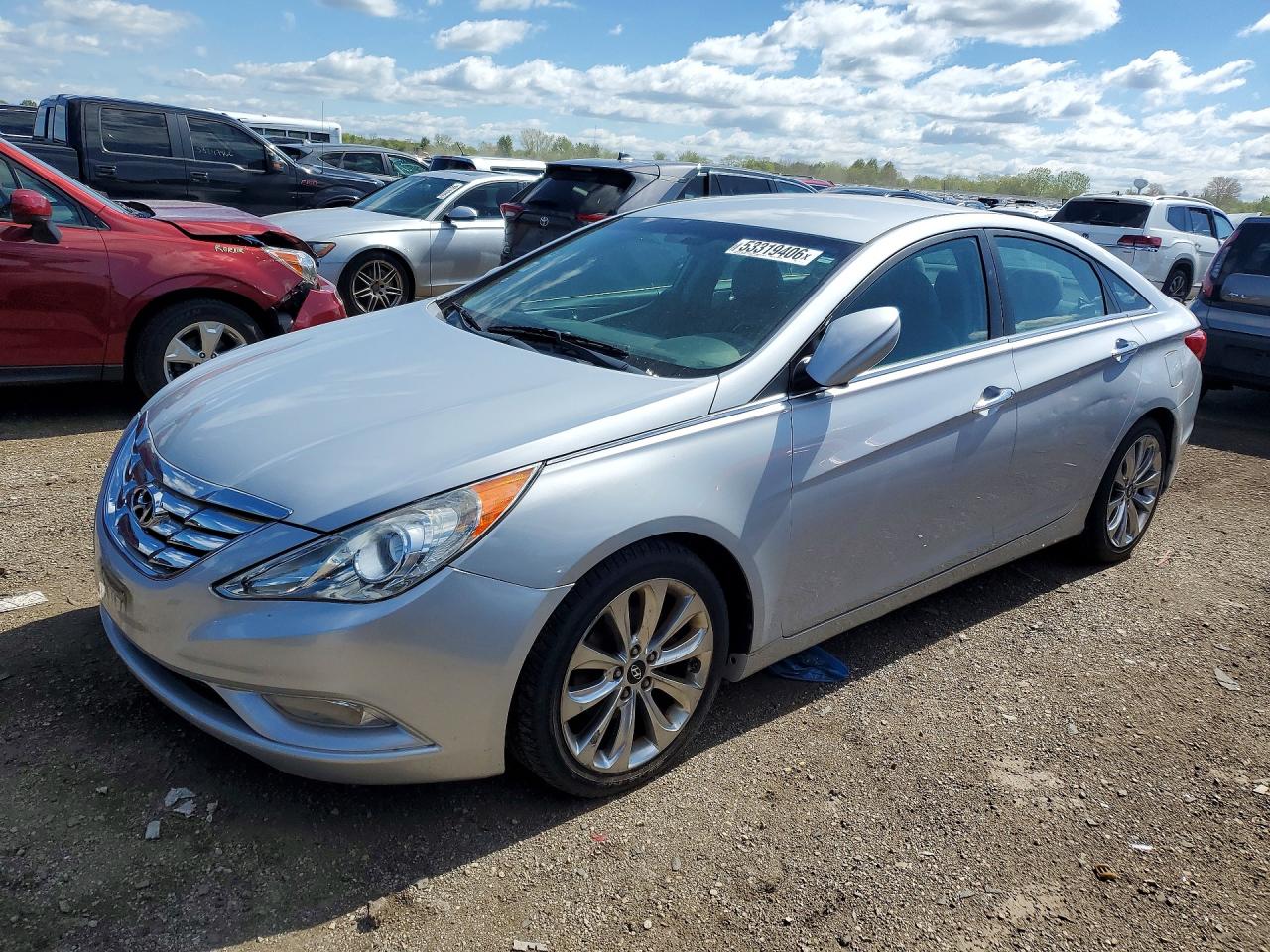 2011 Hyundai Sonata Limited, VIN 5NPEC4AC2BH126461 — Rear end