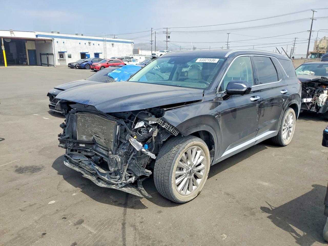 2020 Hyundai Palisade Limited, VIN KM8R5DHE5LU140537 — Front end