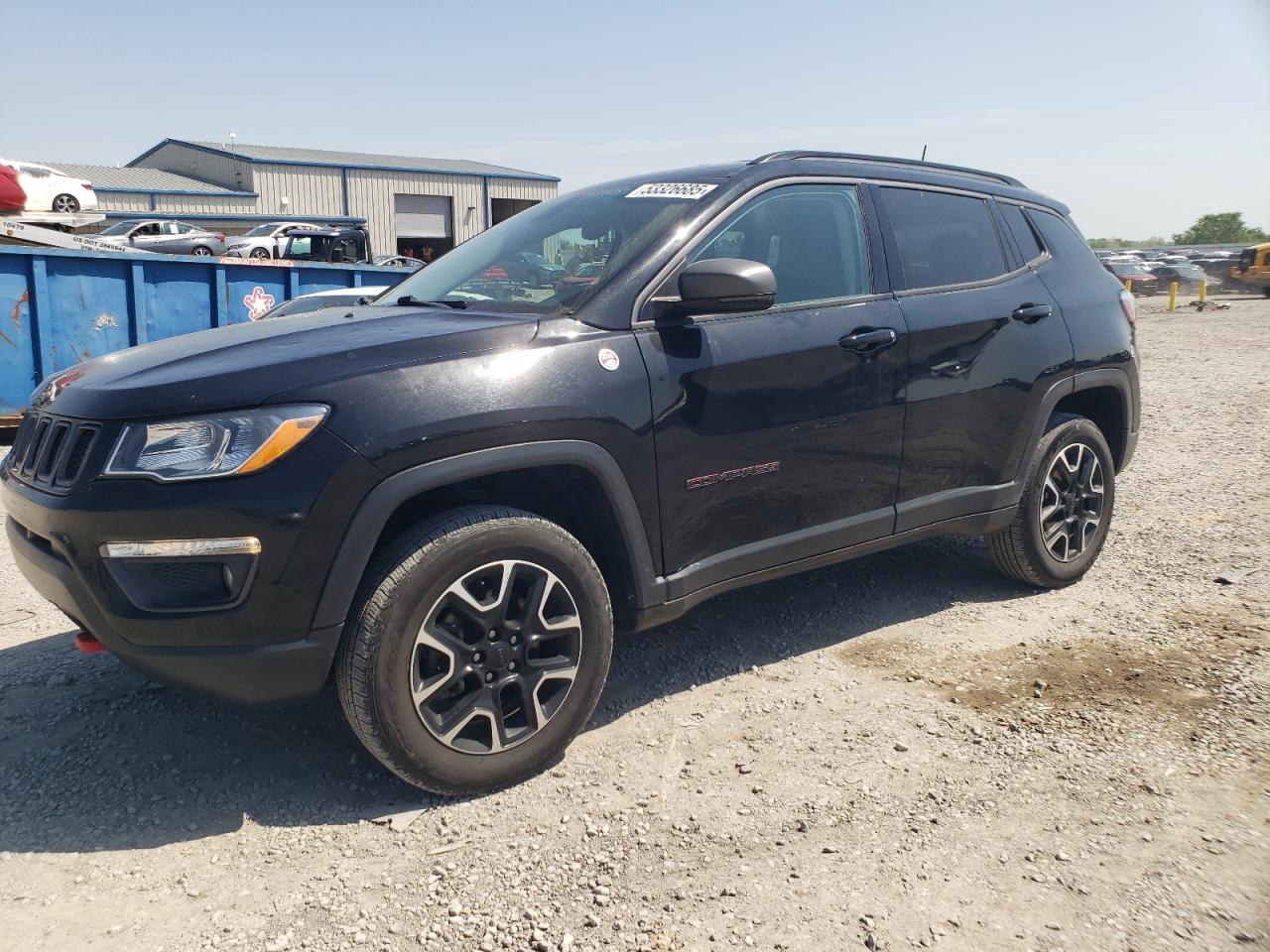2020 Jeep Compass Trailhawk, VIN 3C4NJDDB1LT208160 — Hail