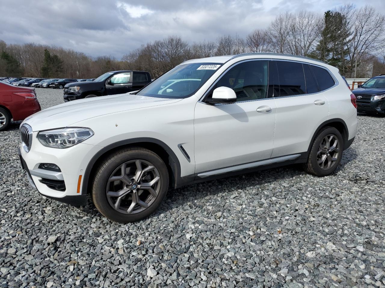 2021 BMW X3 xDrive30i, VIN 5UXTY5C09M9F81905 — Front end