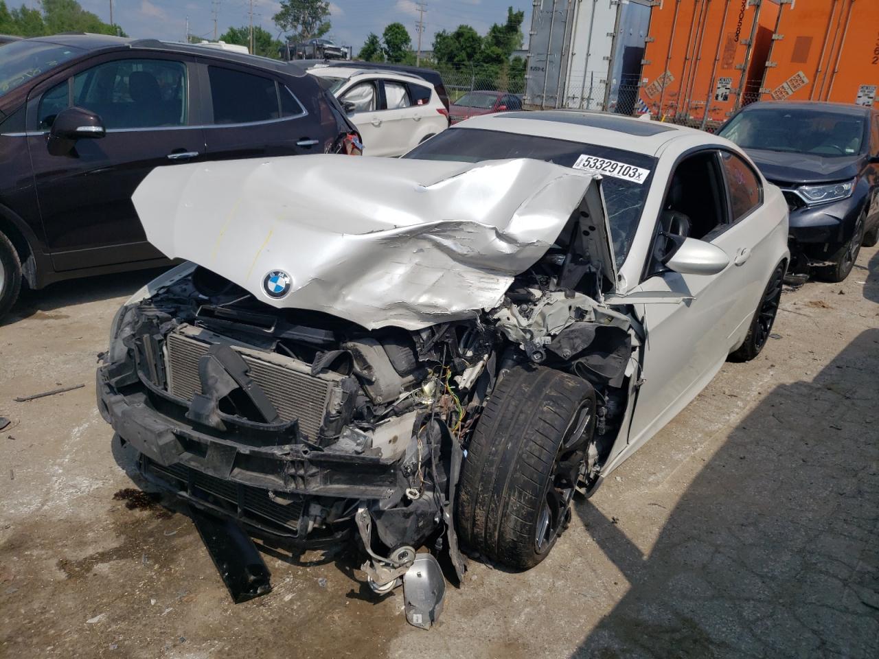 2012 BMW M3, VIN WBSKG9C56CE798133 — Front end