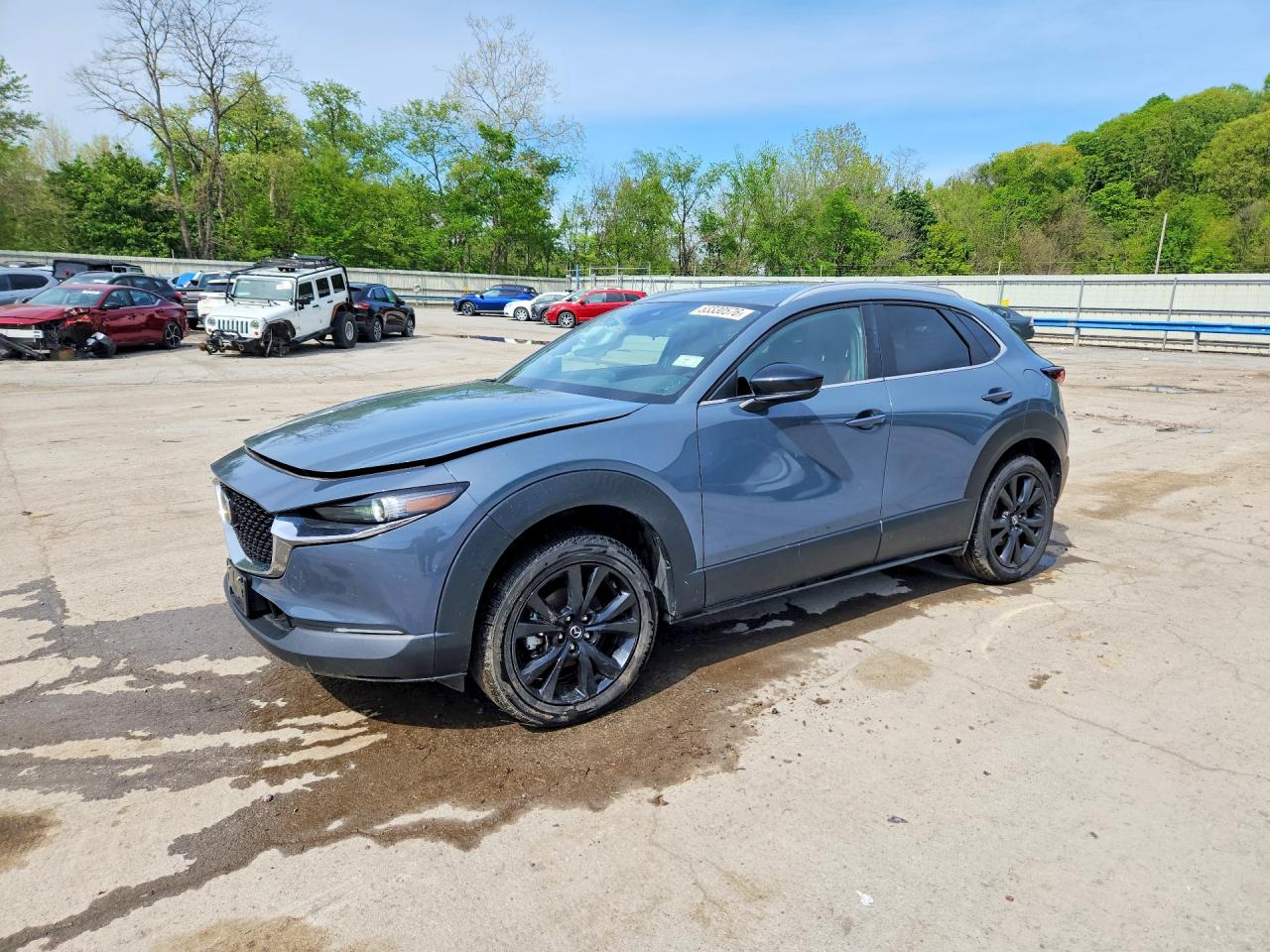 2022 Mazda CX-30 S Carbon Edition, VIN 3MVDMBCL9NM409043 — Undercarriage