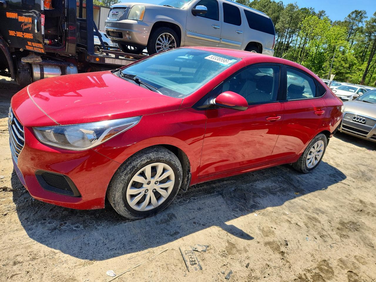 2022 Hyundai Accent SE, VIN 3KPC24A68NE174348 — Rear end