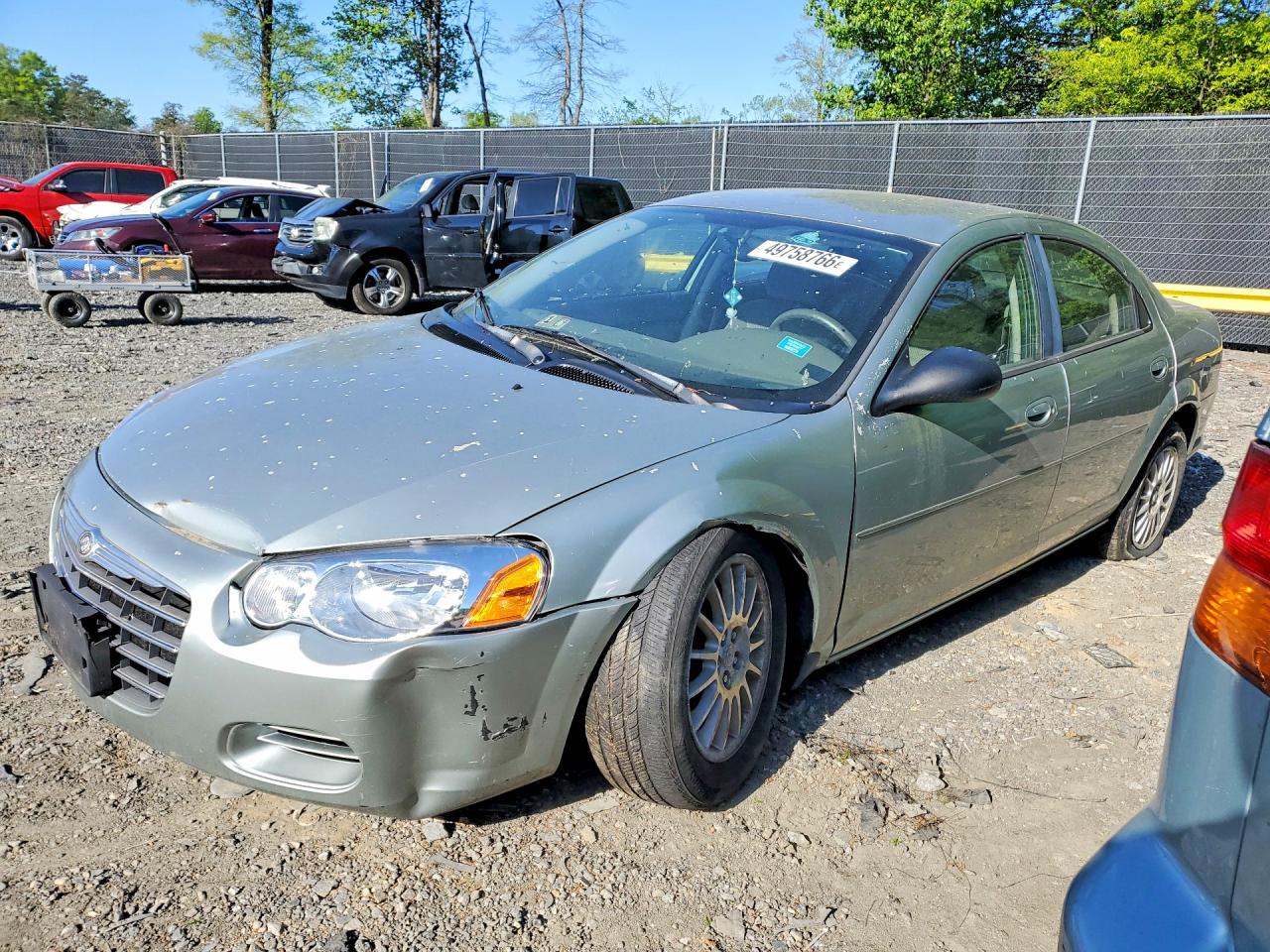 2005 Chrysler Sebring Touring, VIN 1C3EL56R75N594973 — Перед