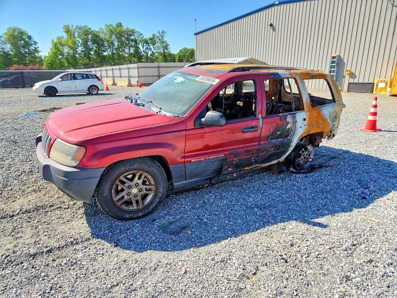 2004 Jeep Grand Cherokee Laredo, VIN 1J4GW48S64C264722 — Burn