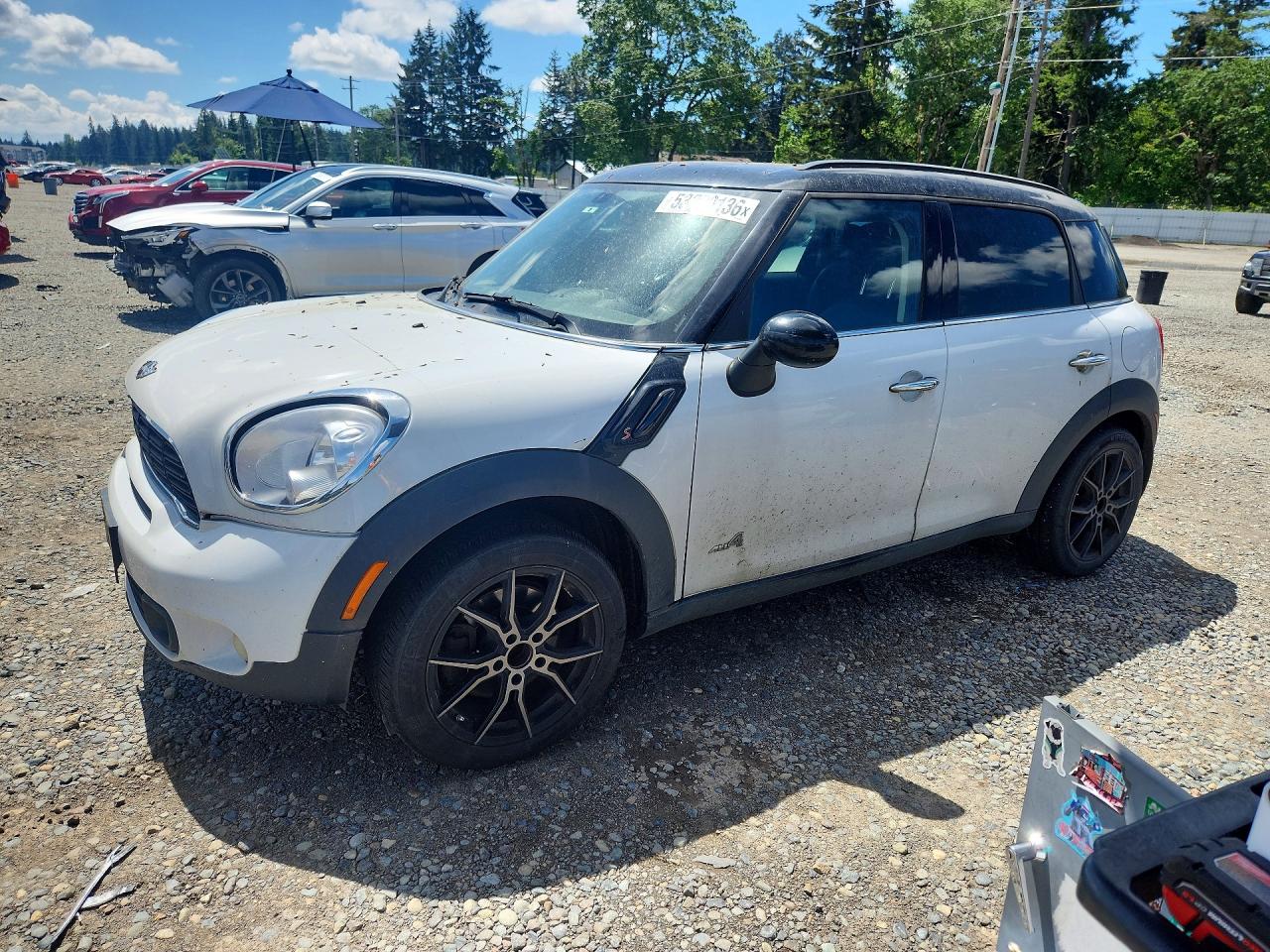 2014 MINI Countryman S, VIN WMWZC5C57EWM16809 — Зад