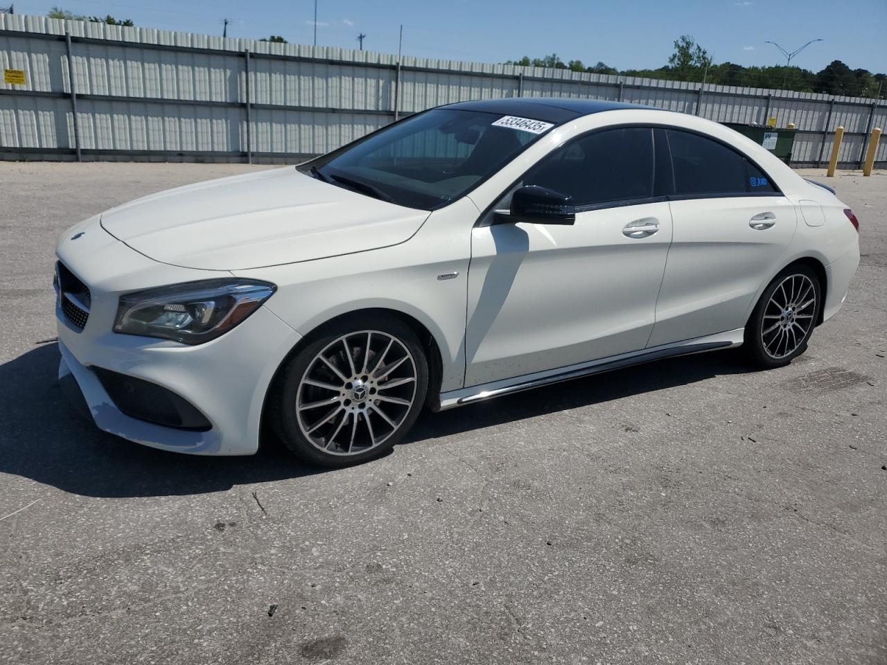 2018 Mercedes-Benz CLA 250, VIN WDDSJ4EB0JN531412 — Front end