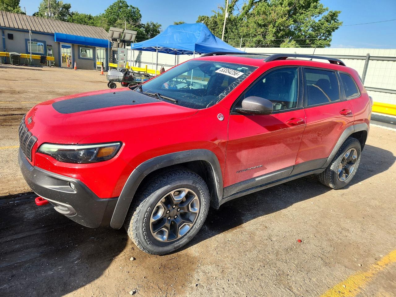2019 Jeep Cherokee Trailhawk, VIN 1C4PJMBX4KD451733 — Hail