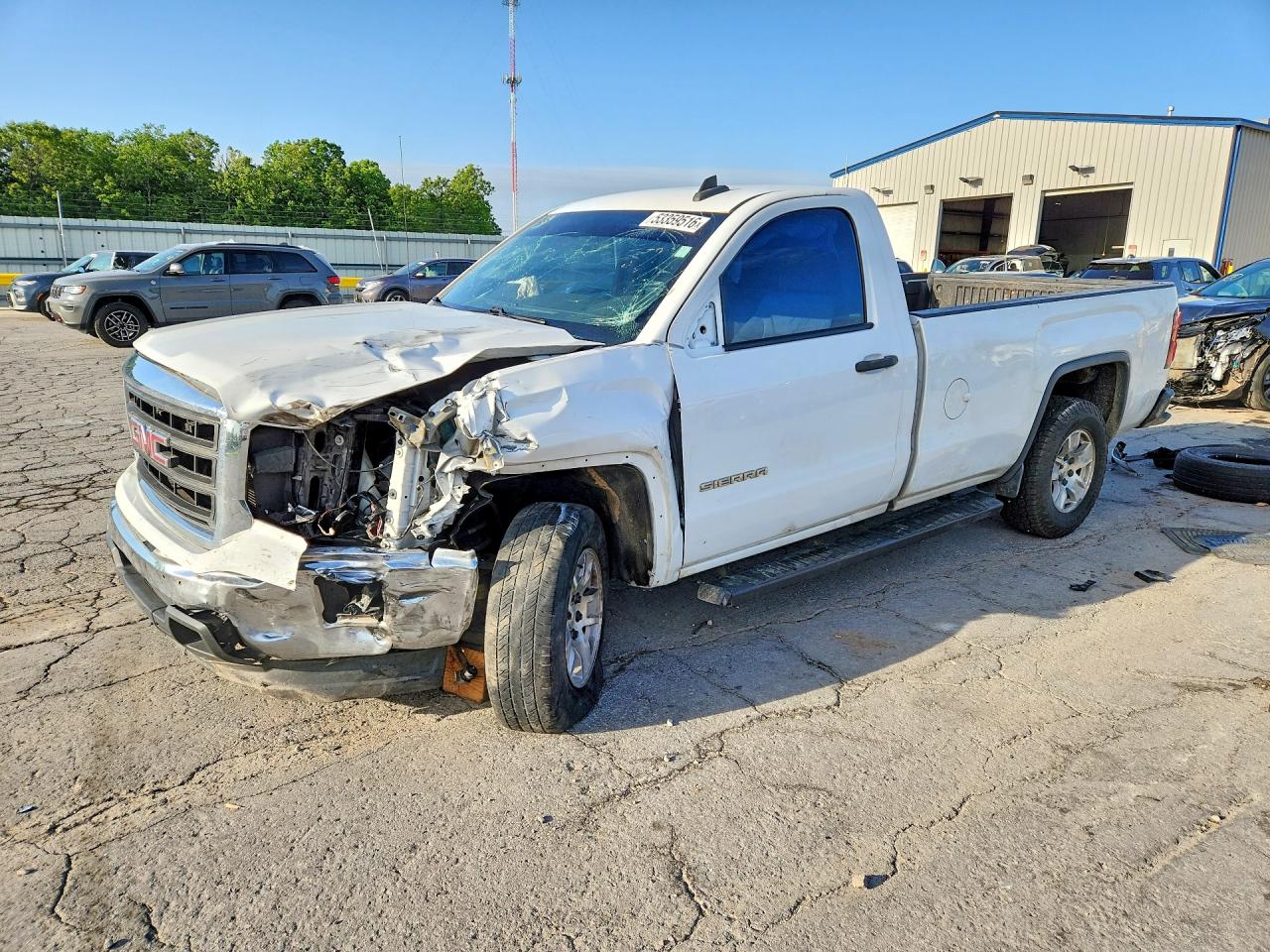2015 GMC Sierra 1500, VIN 1GTN1TEH9FZ379393 — Front end