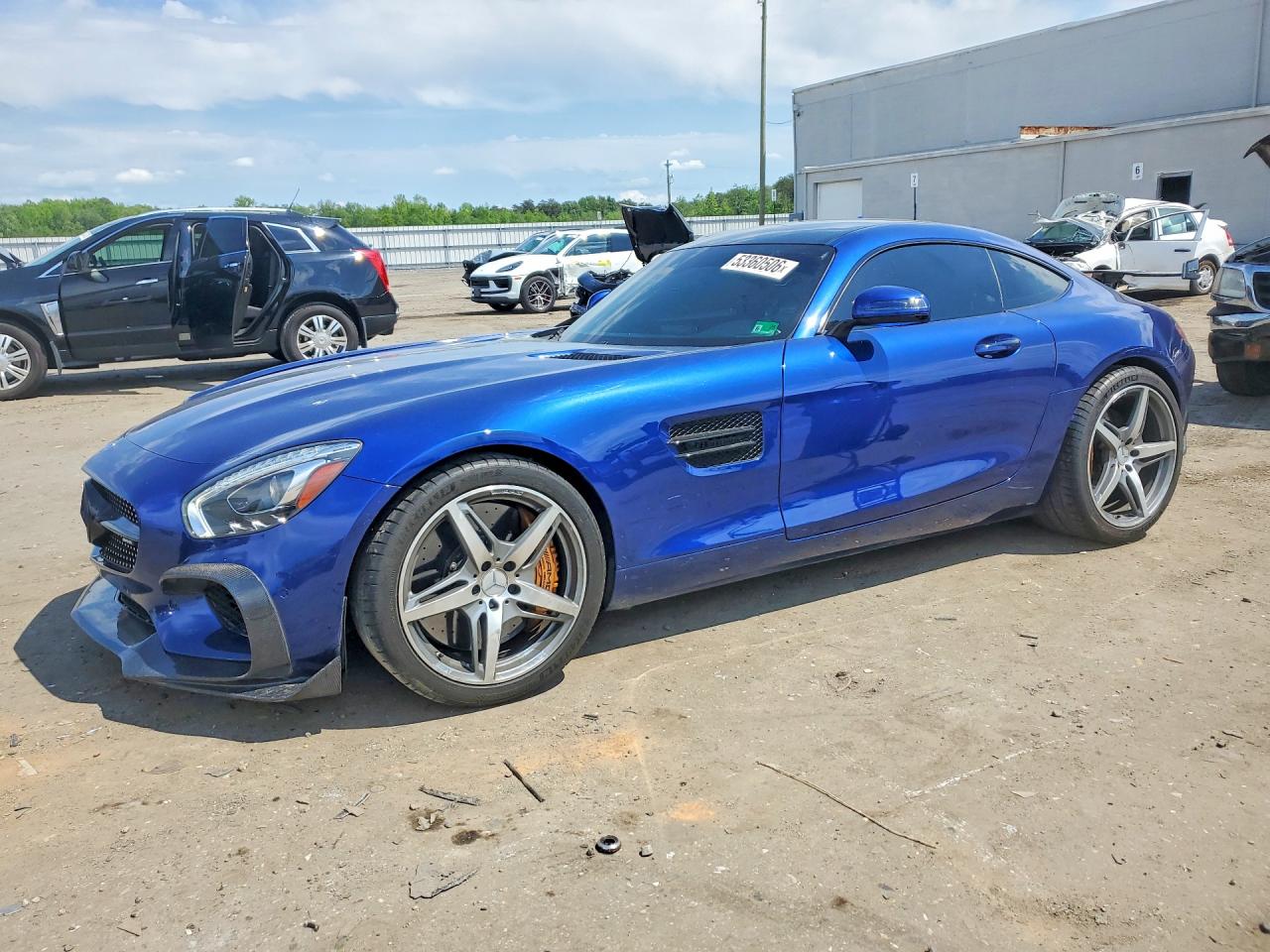 2016 Mercedes-Benz AMG GT S, VIN WDDYJ7JAXGA009203 — Front end