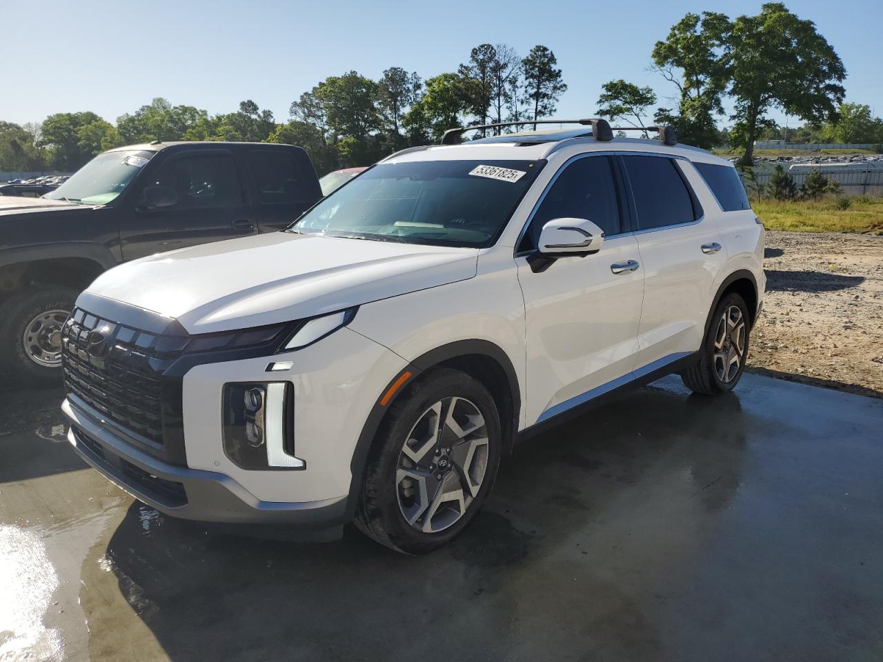 2024 Hyundai Palisade Limited, VIN KM8R54GE5RU674938 — Partial repair