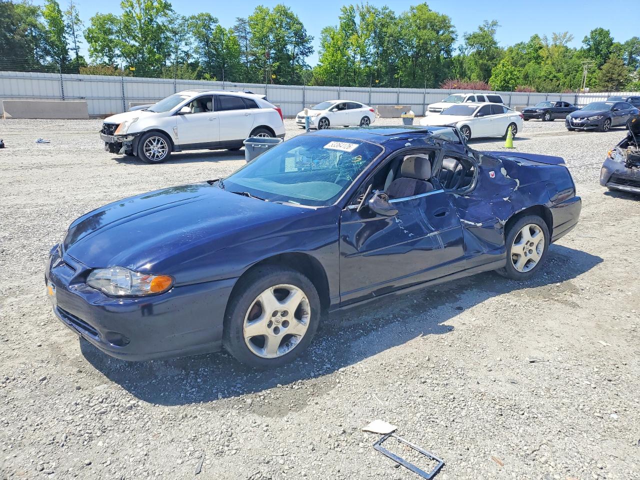 2001 Chevrolet Monte Carlo LS, VIN 2G1WW15E119331561 — Бок