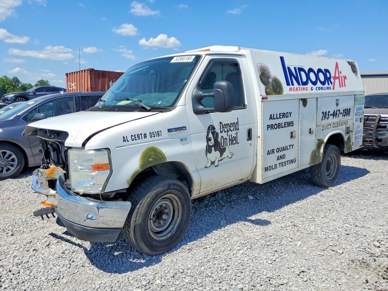 2011 Ford Econoline Commercial, VIN 1FDSE3FL2BDB18314 — Front end