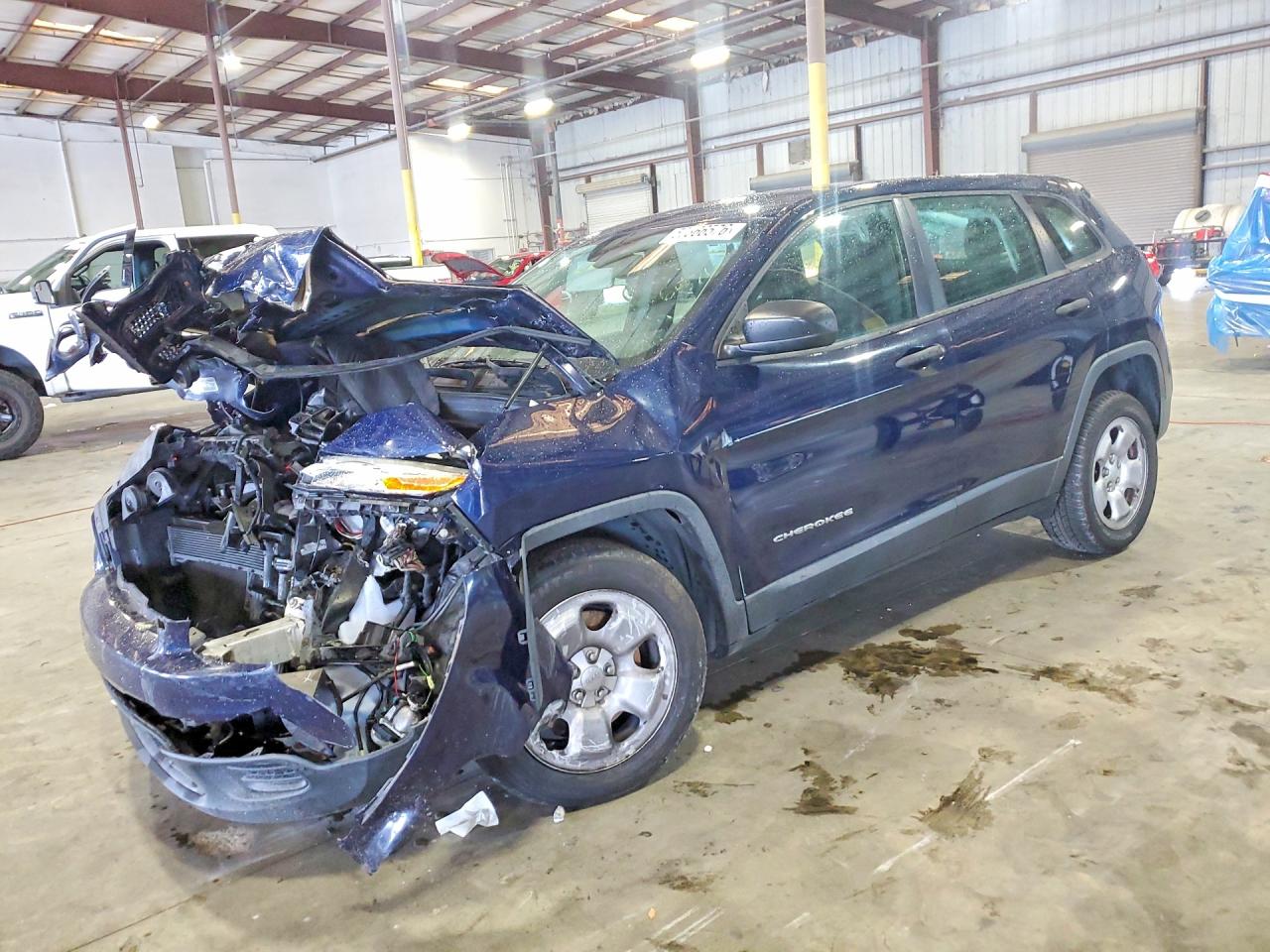 2016 Jeep Cherokee Sport, VIN 1C4PJLAB1GW116182 — Front end