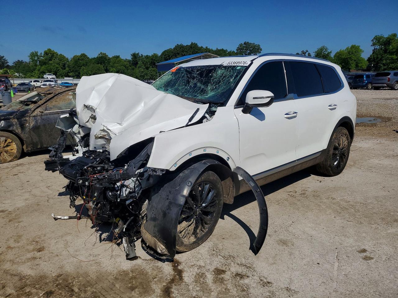 2020 Kia Telluride SX, VIN 5XYP5DHCXLG037027 — Front end