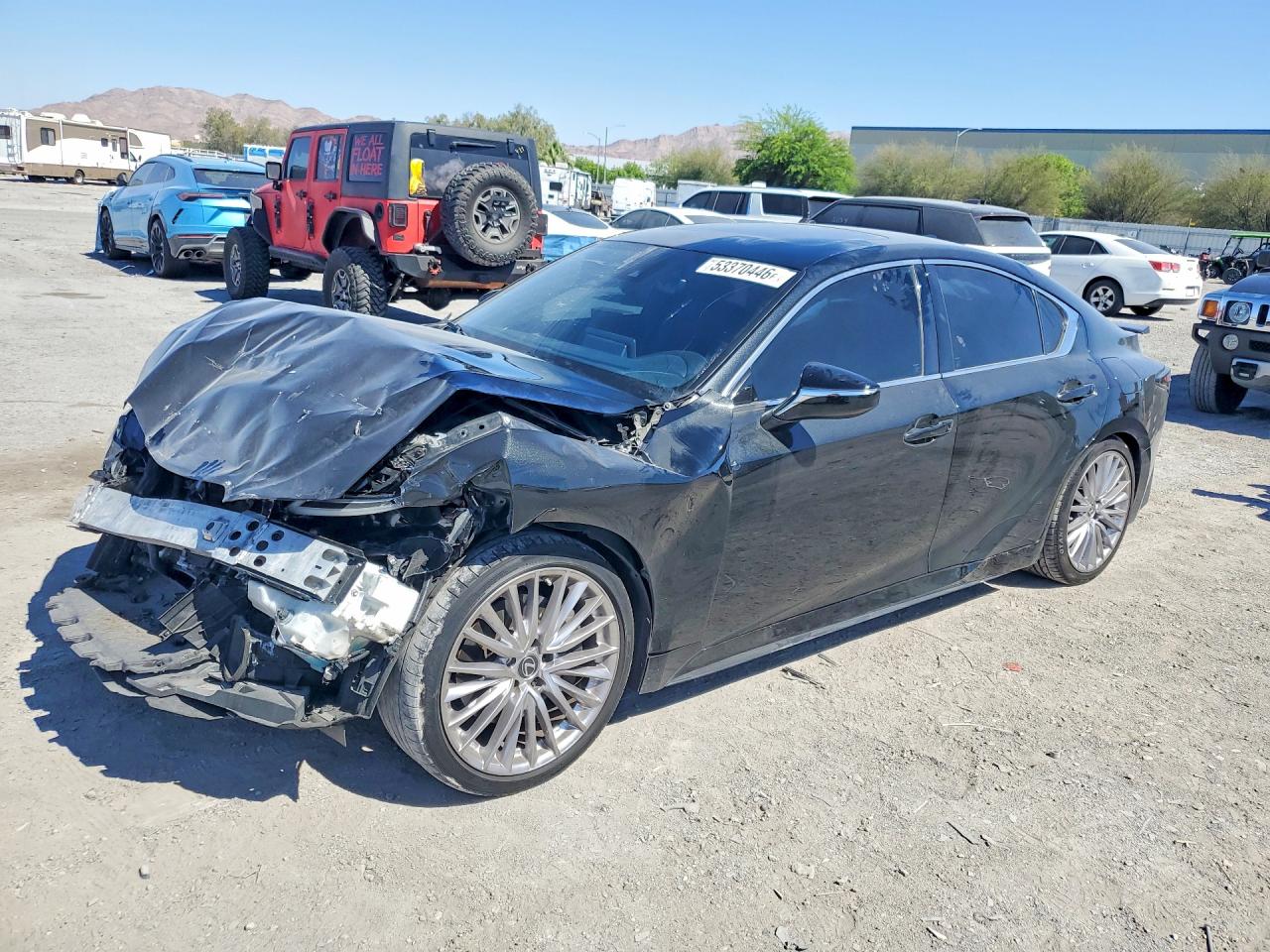 2022 Lexus IS 300, VIN JTHDA1D2XN5118047 — Auction photo