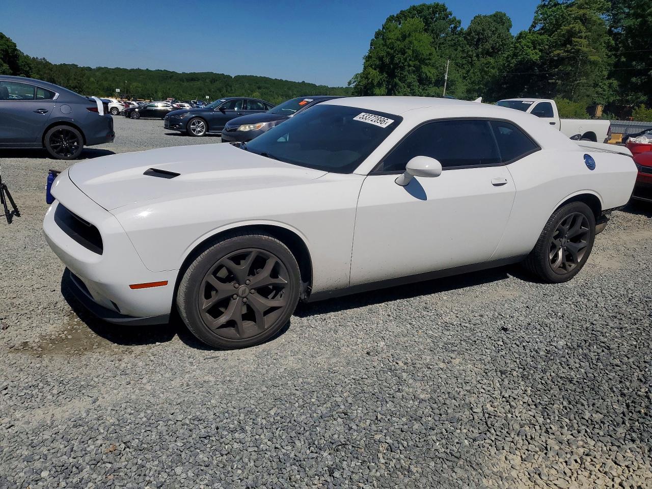2017 Dodge Challenger SXT, VIN 2C3CDZAGXHH502124 — Rear end
