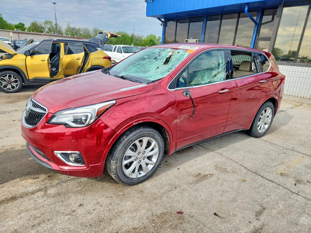 2019 Buick Envision Preferred, VIN LRBFXBSA9KD105587 — Бок