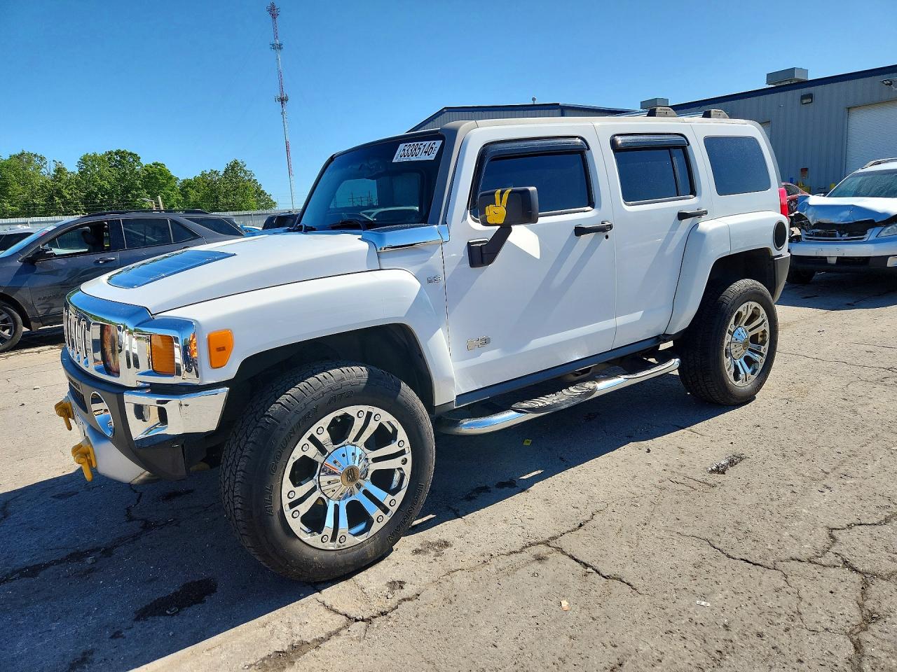 2008 Hummer H3 Luxury, VIN 5GTEN13E188160155 — Hail