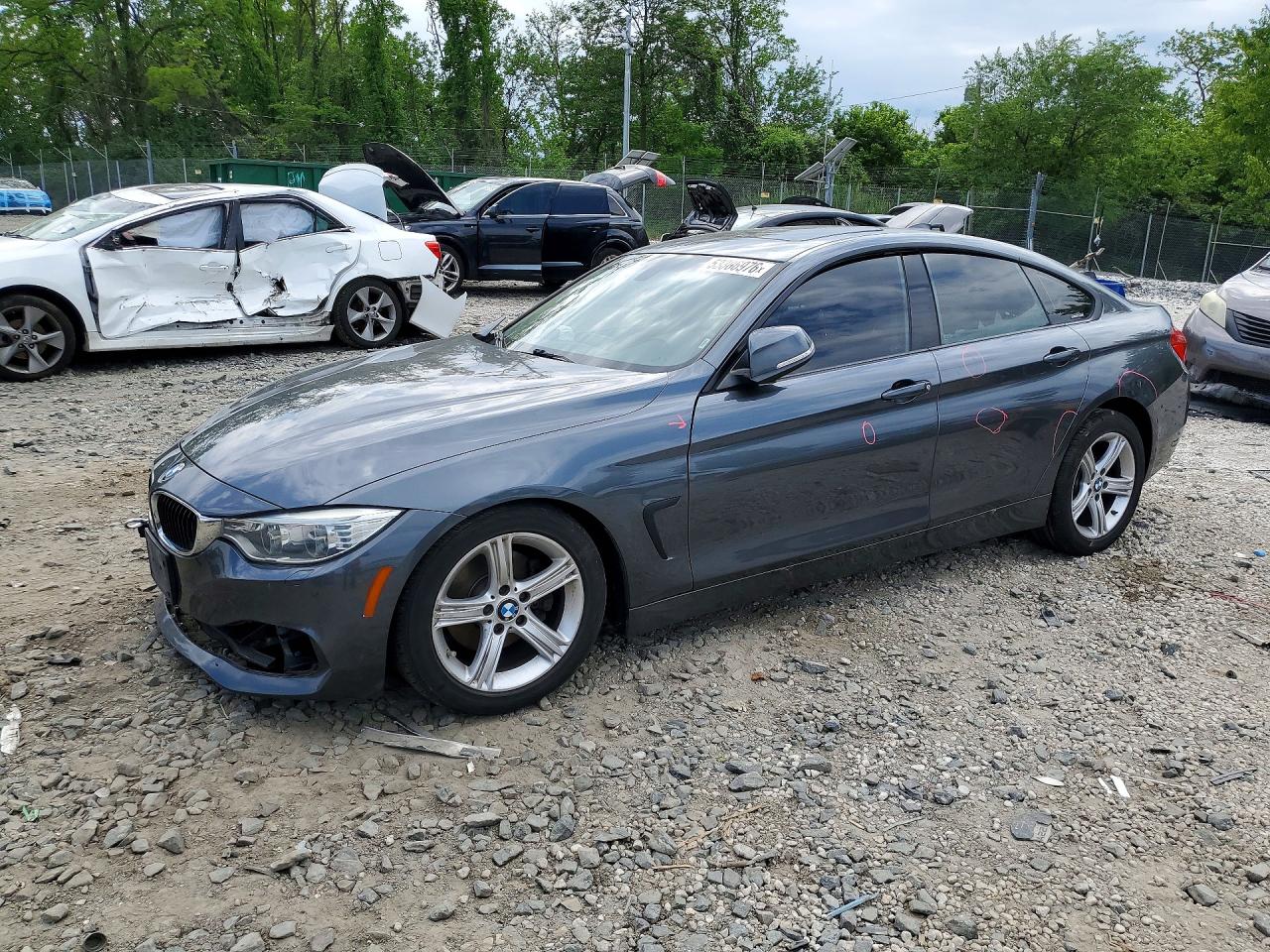 2015 BMW 4 Series 428i xDrive, VIN WBA4C9C55FG135167 — Front end