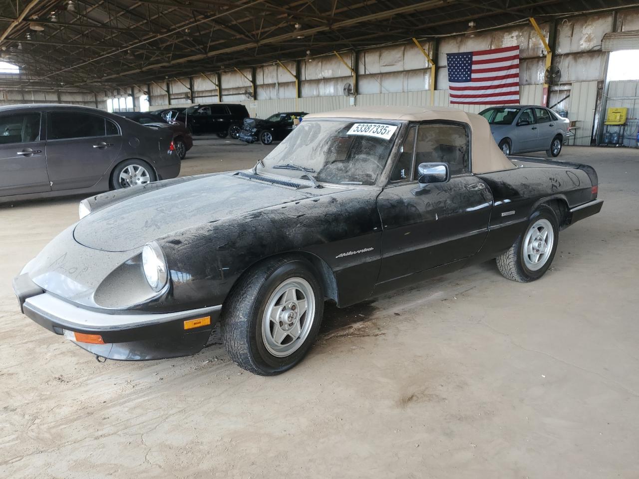 1990 Alfa Romeo Spider, VIN ZARBA12G1L6002336 — Minor dents and scratches