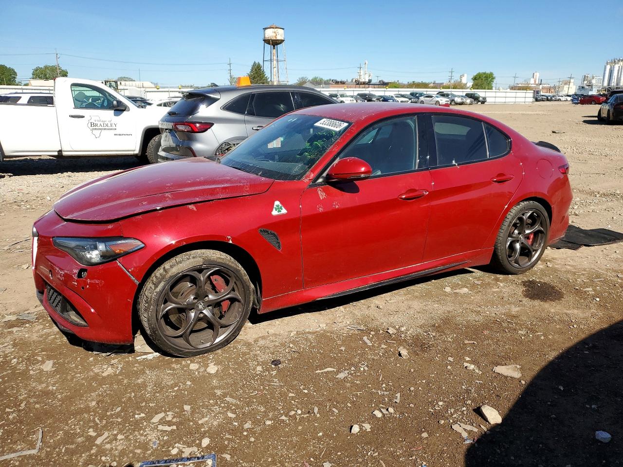 2018 Alfa Romeo Giulia, VIN ZARFAEAV1J7580503 — Бок