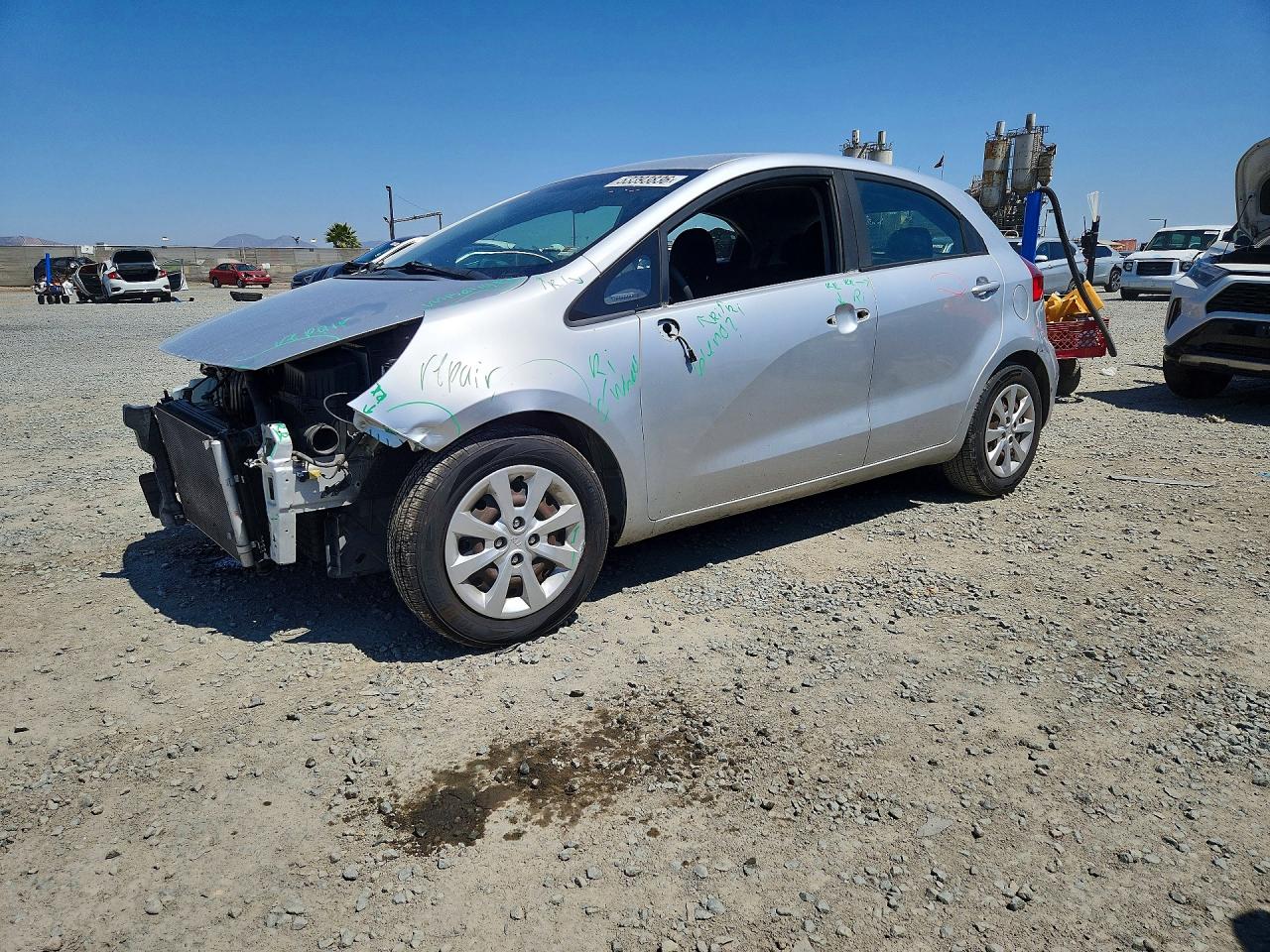 2016 Kia Rio LX, VIN KNADM5A31G6699493 — Front end
