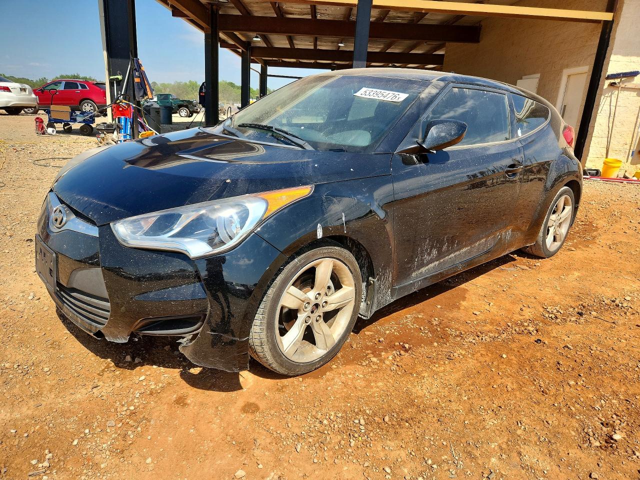 2012 Hyundai Veloster w/Black Int, VIN KMHTC6AD4CU072093 — Перед