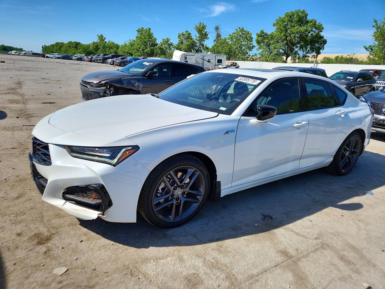 2025 Acura TLX w/A-Spec Package, VIN 19UUB6F54SA003550 — Бок