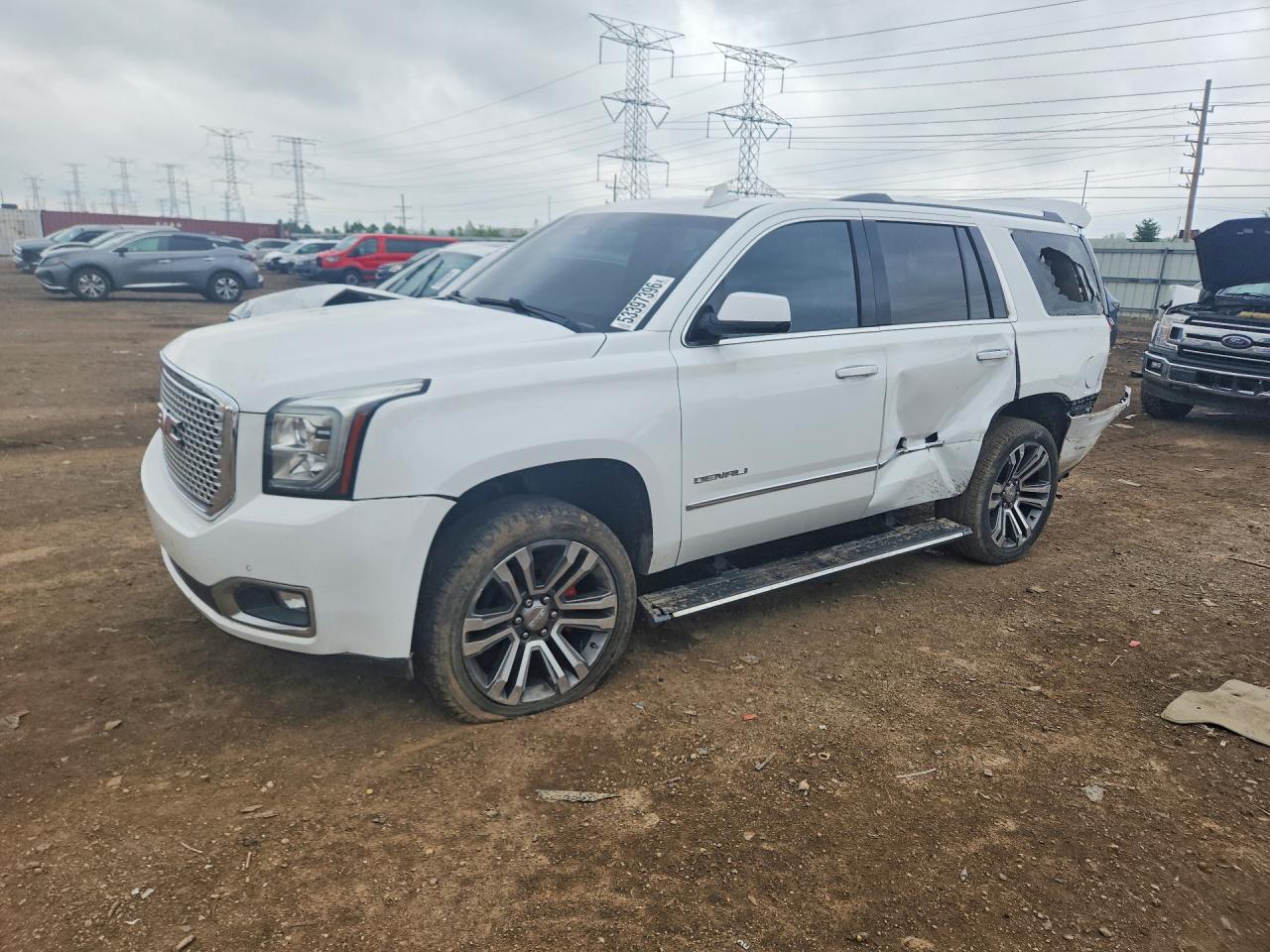 2017 GMC Yukon Denali, VIN 1GKS2CKJ7HR378077 — Rear end