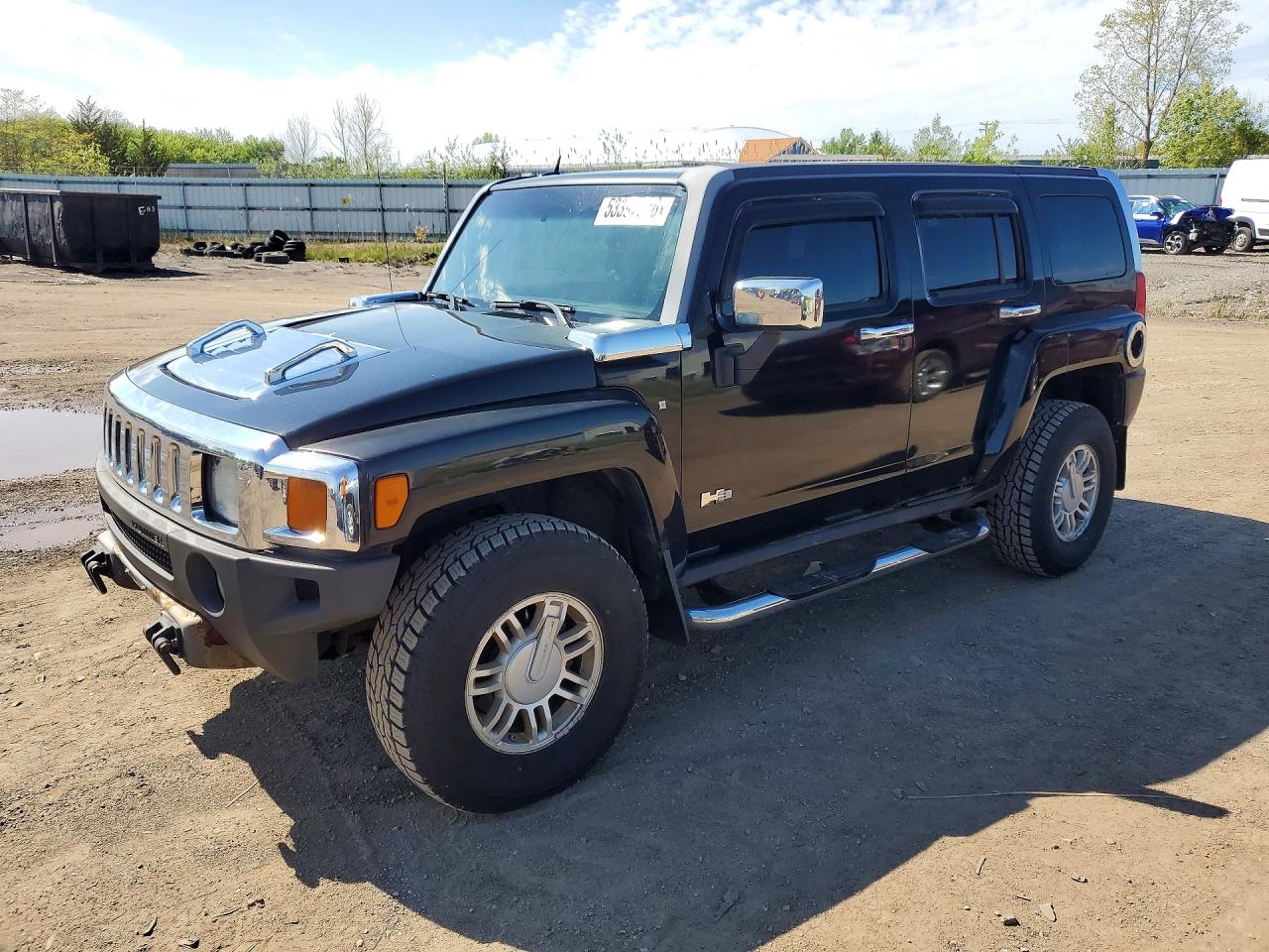 2007 Hummer H3 SUV, VIN 5GTDN13E078118277 — Undercarriage