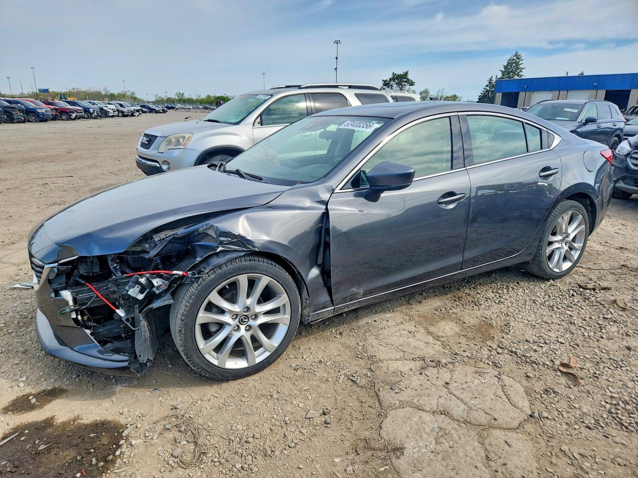 2017 Mazda 6 Touring, VIN JM1GL1V54H1130496 — Front end