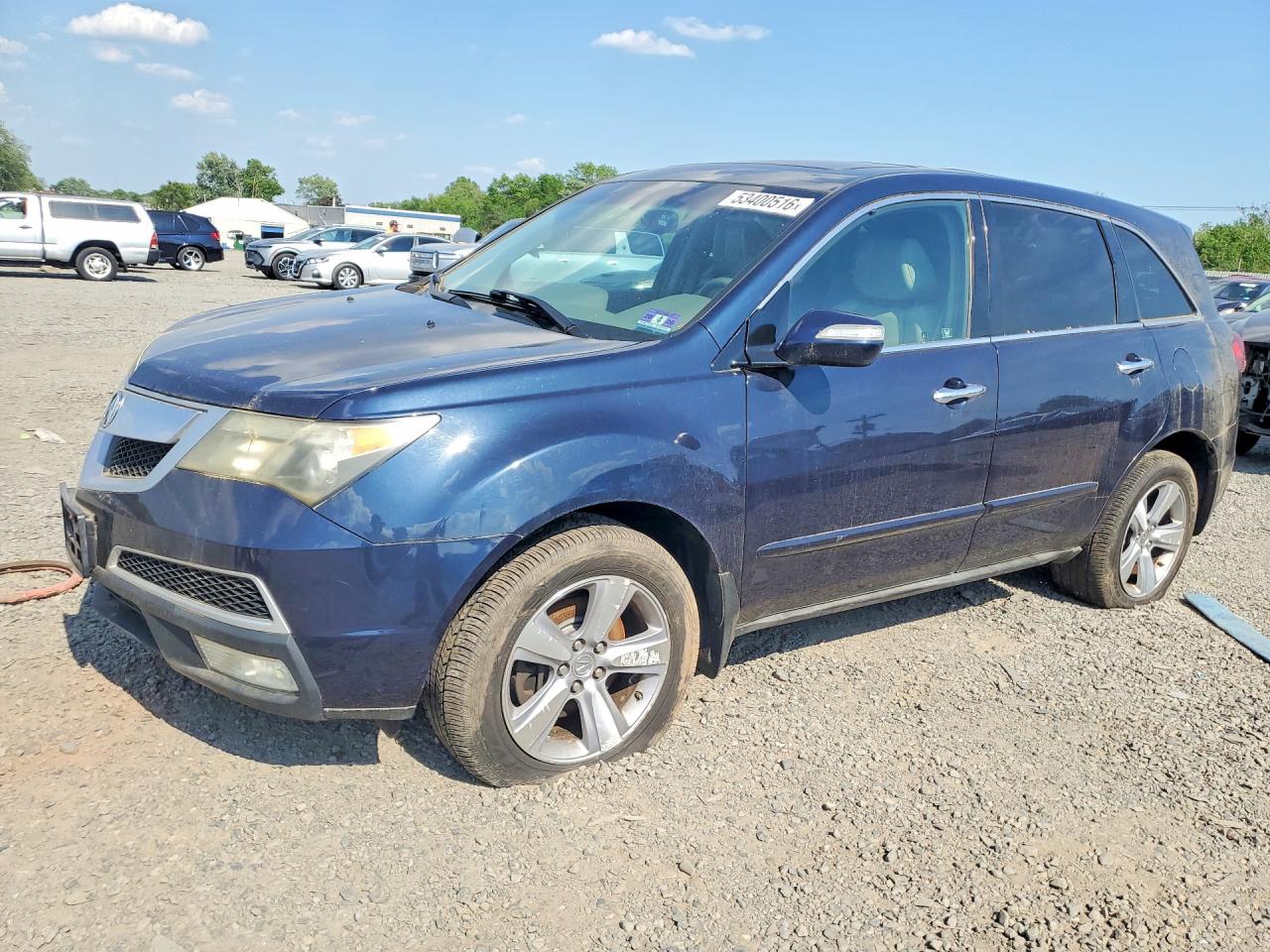 2011 Acura MDX Technology, VIN 2HNYD2H65BH539413 — Minor dents and scratches