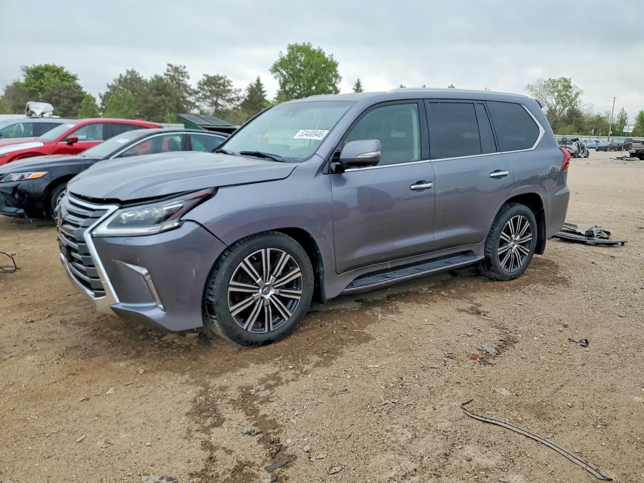 2019 Lexus LX 570, VIN JTJHY7AXXK4283726 — Перед