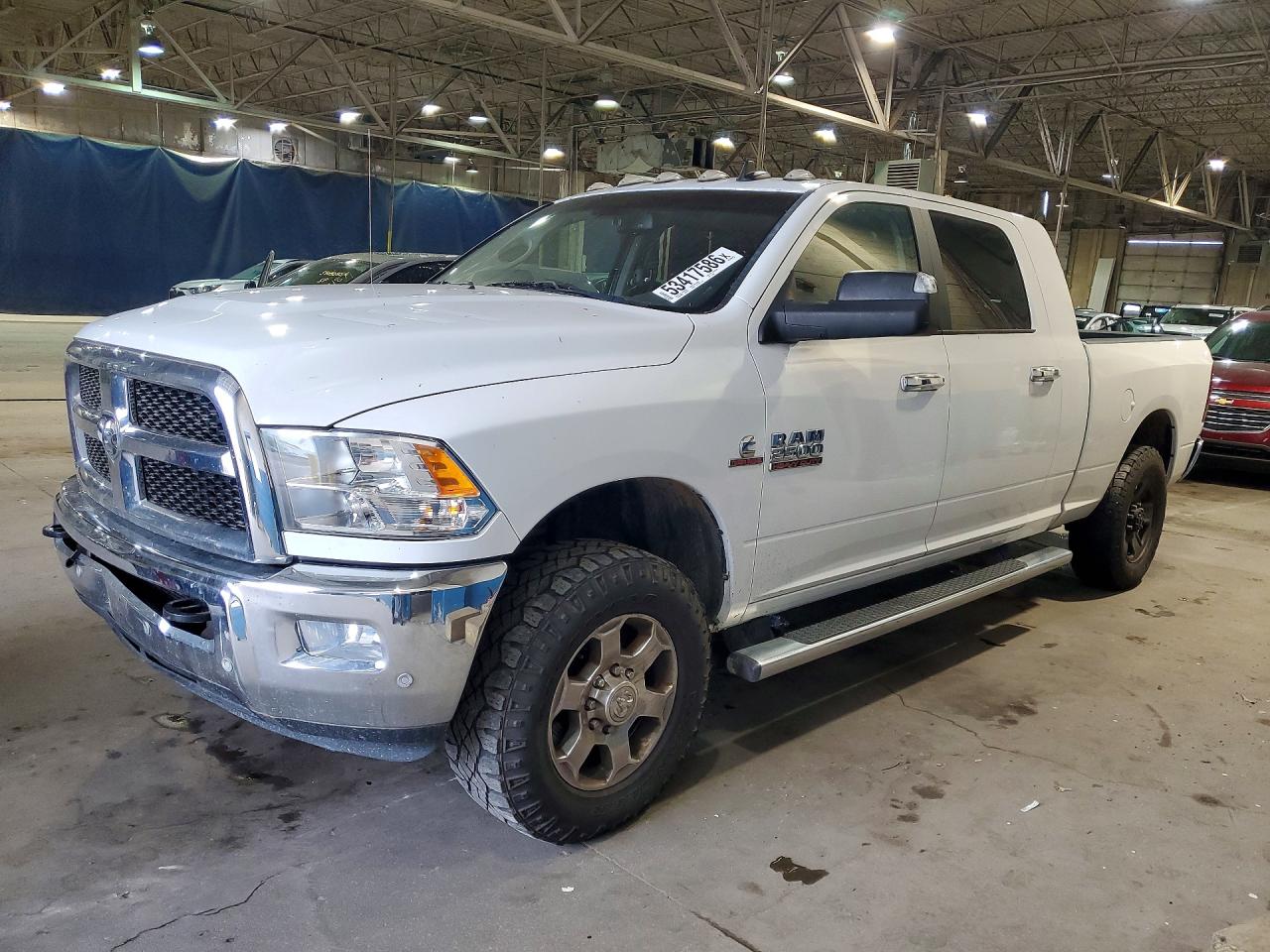 2018 Ram 2500 Big Horn, VIN 3C6UR5ML6JG117868 — Вандализм