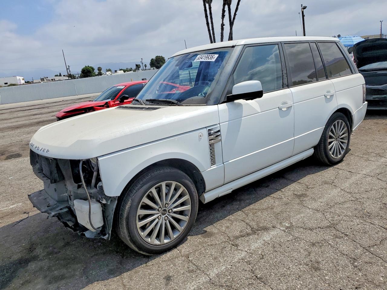 2012 Land Rover Range Rover SC Autobiography, VIN SALMP1E4XCA372127 — Front end