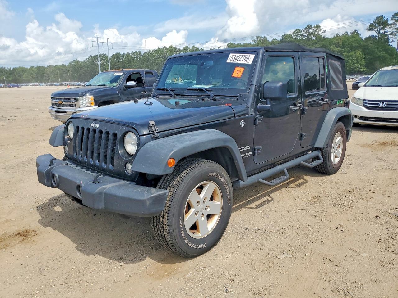 2018 Jeep Wrangler Unlimited Freedom, VIN 1C4BJWDG9JL861502 — Rear end