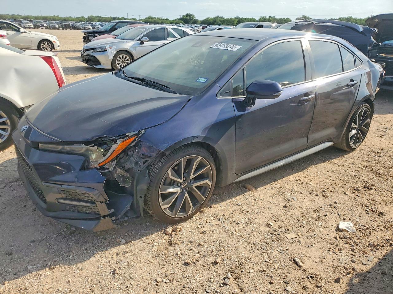 2021 Toyota Corolla SE, VIN JTDS4MCEXMJ068415 — Rear end
