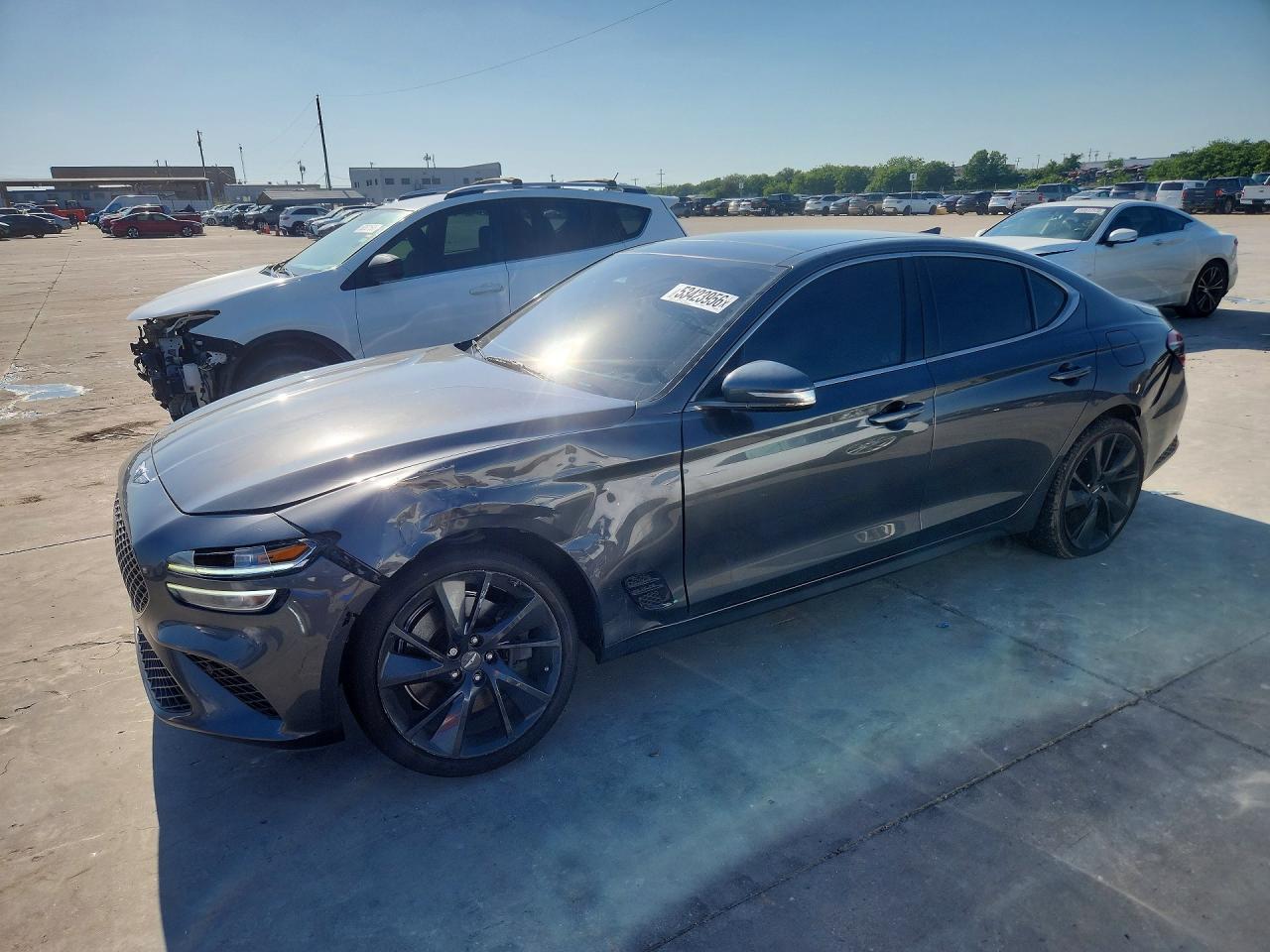 2022 Genesis G70 3.3T, VIN KMTG54TE5NU081920 — Front end