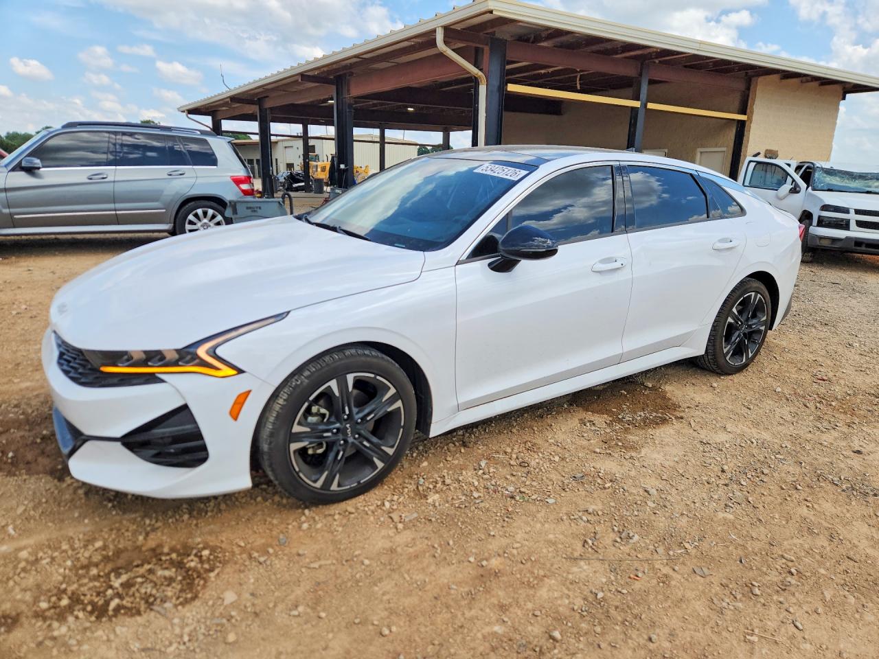 2022 Kia K5 GT-Line, VIN 5XXG64J28NG132238 — Rear end