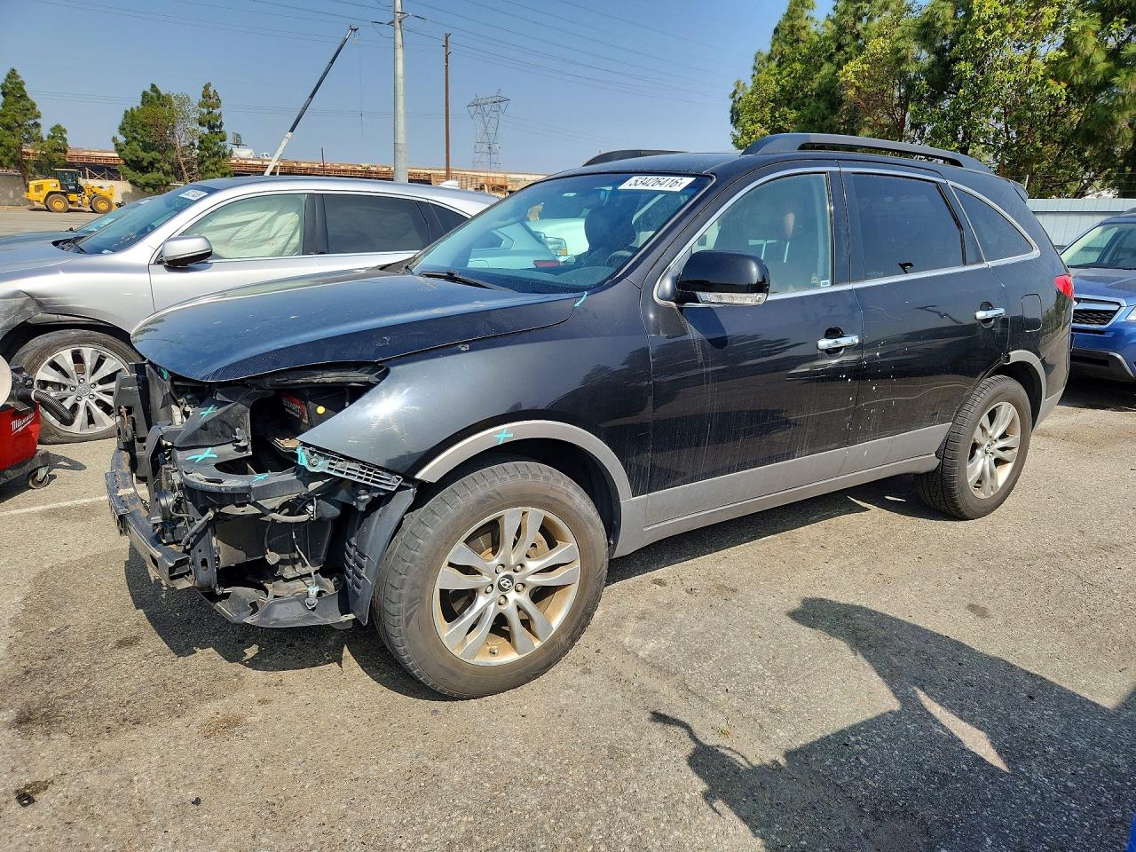 2012 Hyundai Veracruz Limited, VIN KM8NU4CC4CU200847 — Front end