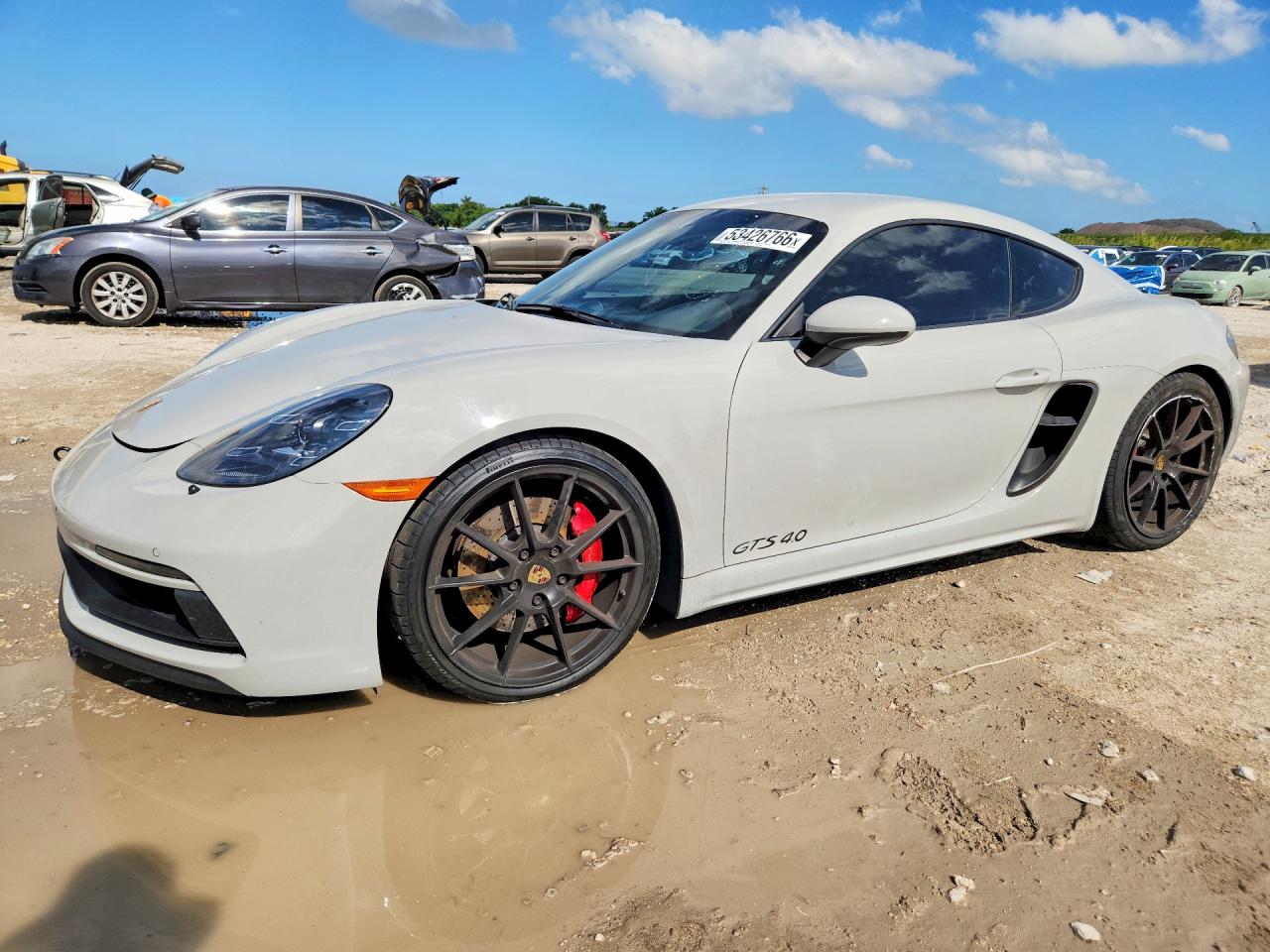 2021 Porsche 718 Cayman GTS 4.0, VIN WP0AD2A83MS281701 — Rear end