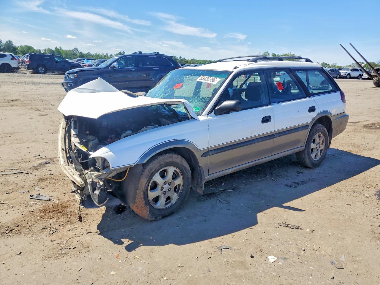 1998 Subaru Legacy Outback, VIN 4S3BG6852W7652237 — Перед